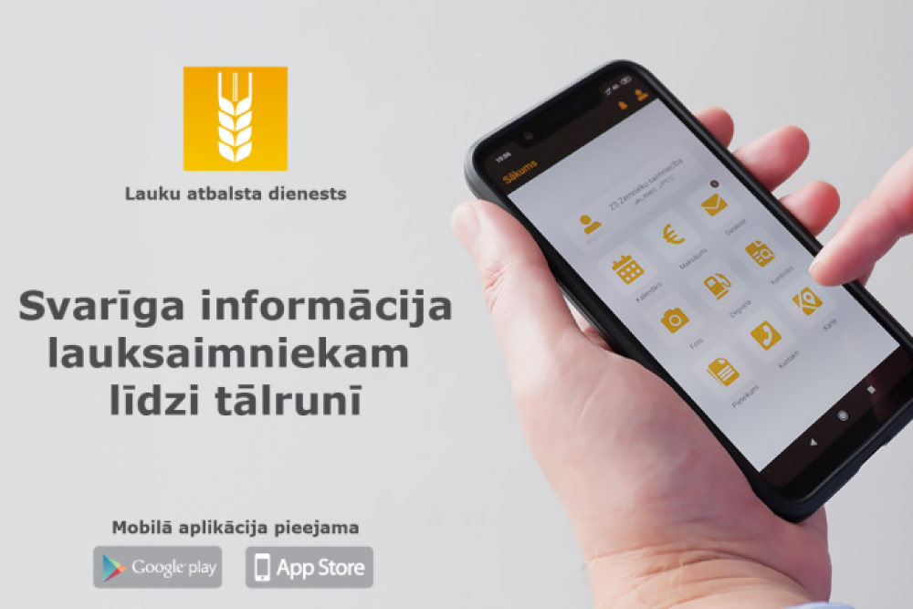 Lauksaimnieki var ziņot par negaisa postījumiem LAD mobilajā lietotnē