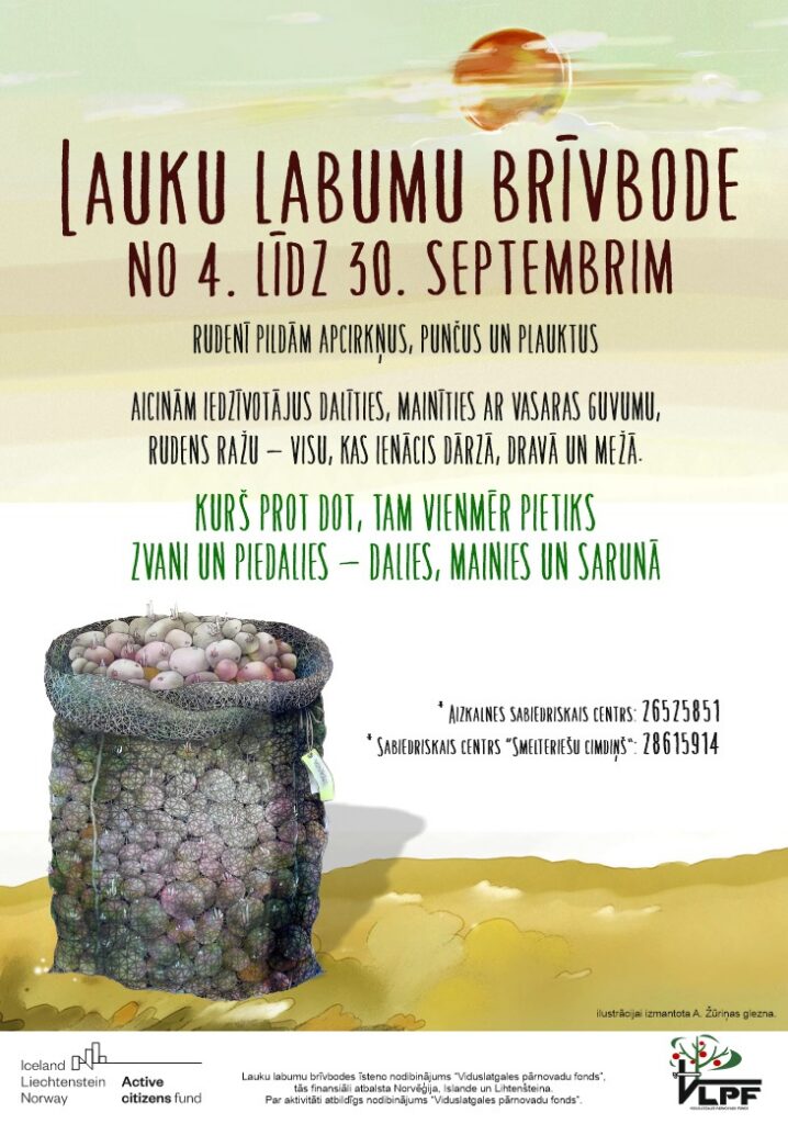 Lauku labumu brīvbodes septembrī