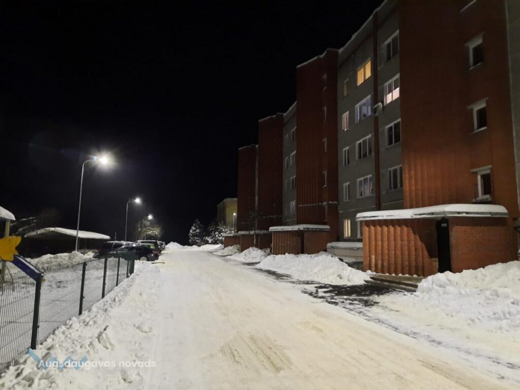 Augšdaugavas novadā uzlabots ielu apgaismojums