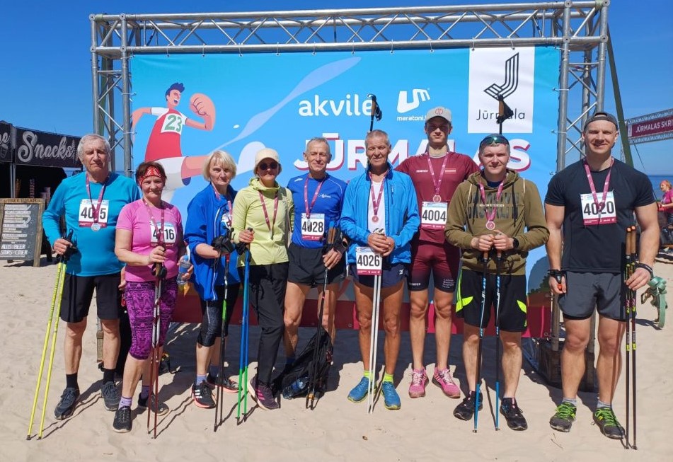 Latvijas čempionātu sezona nūjošanā atklāta ar izcilību