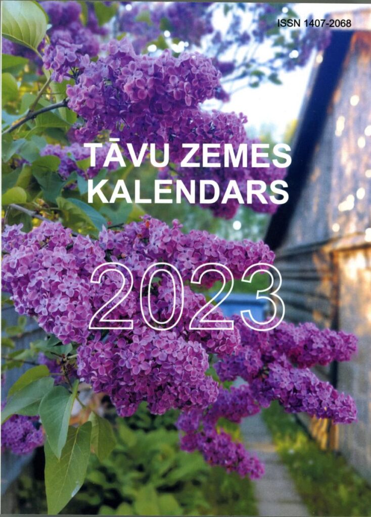 Izdots “Tāvu zemes kalendars” 2023. gadam