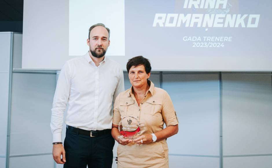 LATGALE: Irina Romaņenko ceturto reizi iegūst “Gada trenera” titulu
