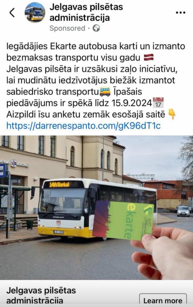 ZEMGALE: Brīdina par akcijas krāpniecību