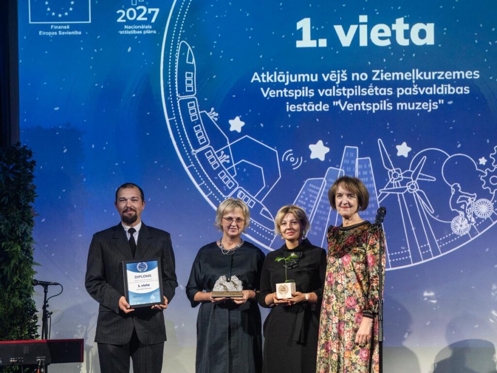 KURZEME: Ventspils muzejs saņem “Reģionu zvaigznes” balvu