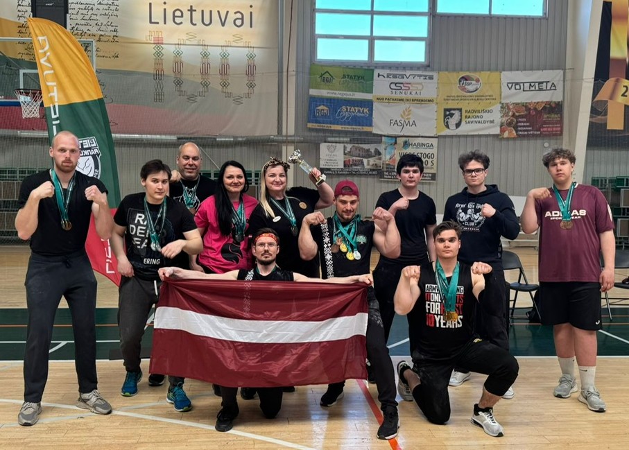 Preilieši ar stiprajām rokām izcīna medaļas Lietuvā