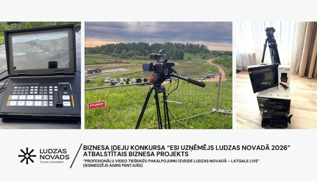 Projektā “Latgale Live” attīsta profesionālus video tiešraižu pakalpojumus