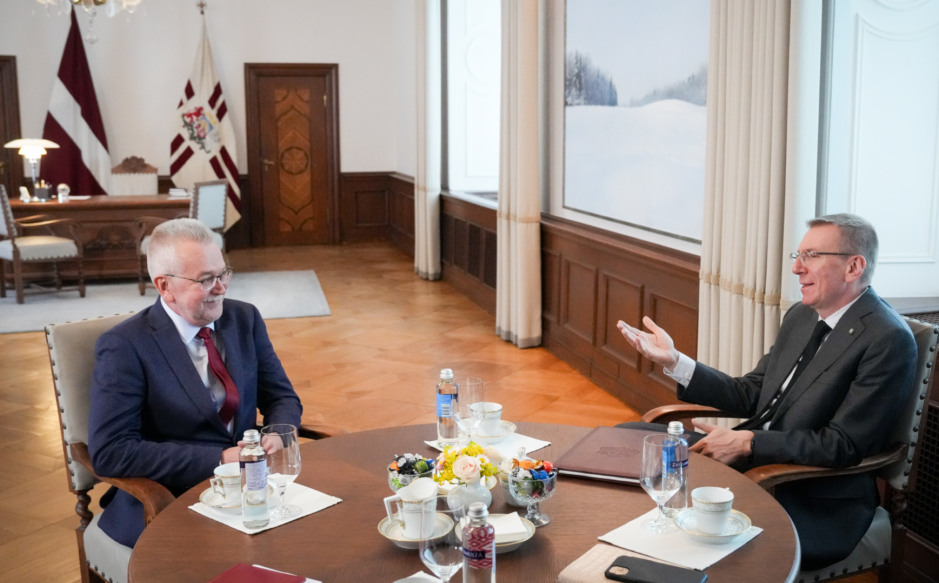 Rēzeknes mērs ar Valsts prezidentu apspriež aktuālos jautājumus