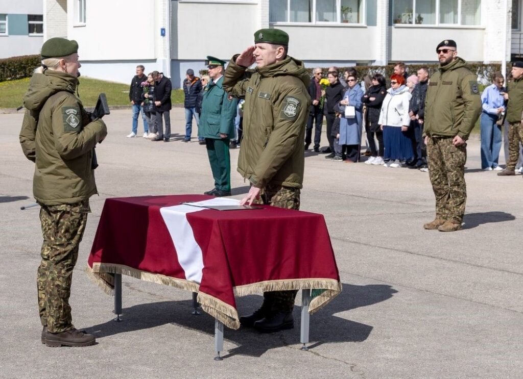 Robežsarga zvērestu nodod 29 jaunie kadeti