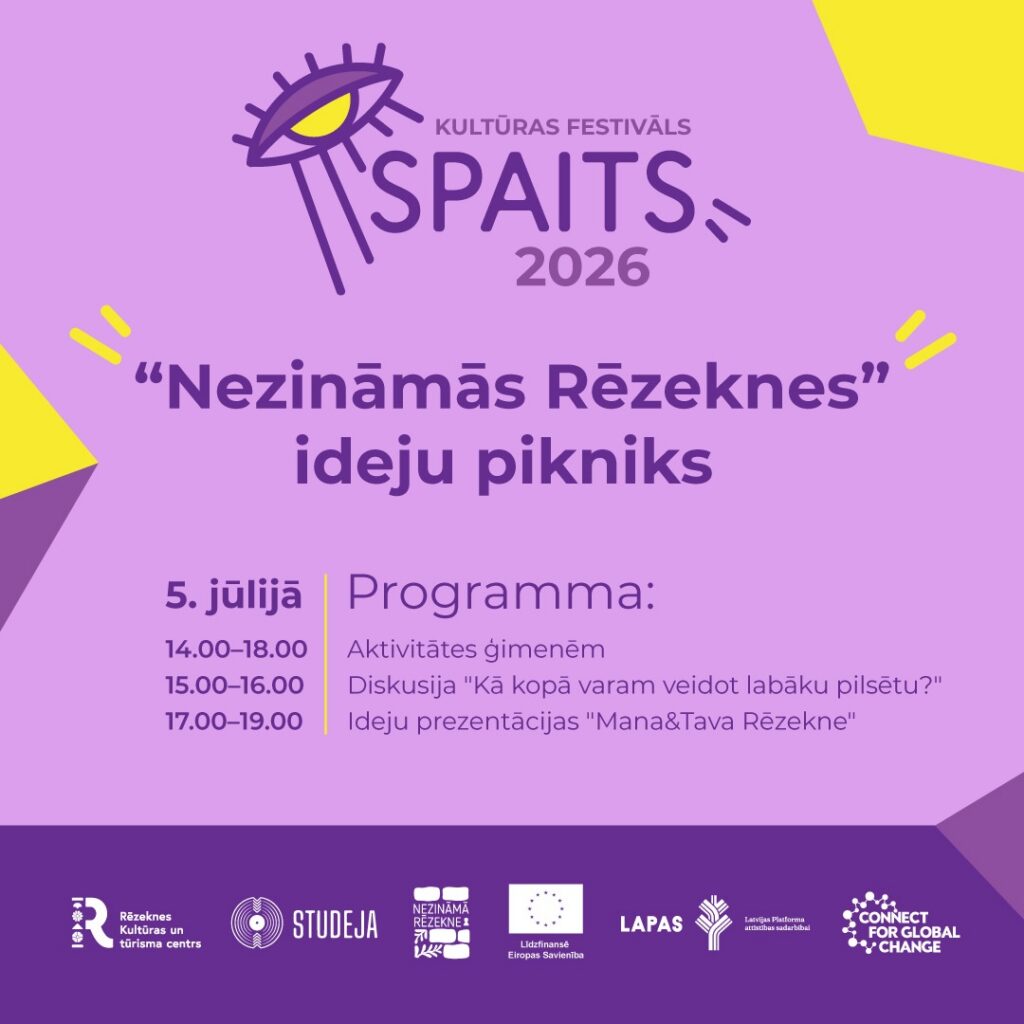 Rēzeknē notiks pirmais mūzikas, mākslas un sarunu festivāls “SPAITS”