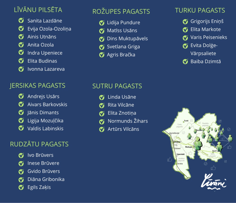 Līvānu novadā ievēl iedzīvotāju padomes