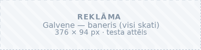 Testa baneris — Galvene — baneris (visi skati)
