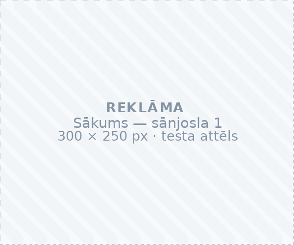Testa baneris — Sākums — sānjosla 1